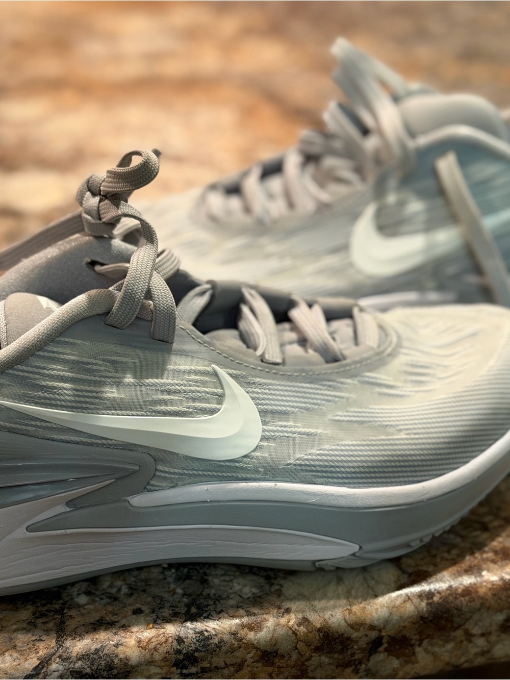 Nike Men’s Athletic Running Shoes - Light Gray/White